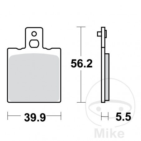 TRW Standard brake pads ALTN: 7370554 787.11.63