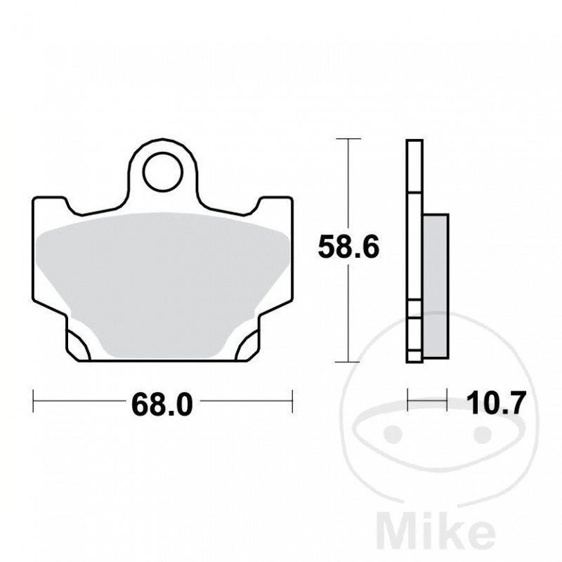 TRW Standard brake pads ALTN: 7326903 787.12.05