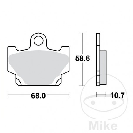 TRW Standard brake pads ALTN: 7326903 787.12.05
