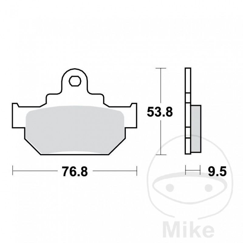 TRW Standard brake pads ALTN: 7328495 787.12.54