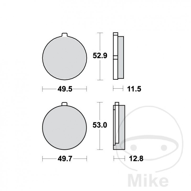 TRW Pastillas de freno estándar ALTN: 7326291 787.13.38