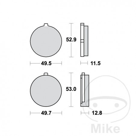 TRW Pastillas de freno estándar ALTN: 7326291 787.13.38
