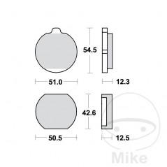 TRW Standard brake pads ALTN: 7320501 787.13.61