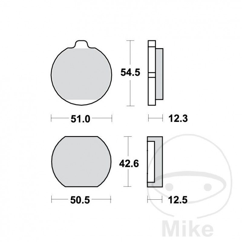 TRW Standard brake pads ALTN: 7320501 787.13.61