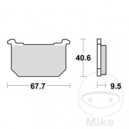 TRW Standard brake pads ALTN: 7326770 787.14.60