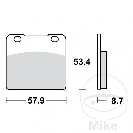 TRW Standard brake pads ALTN: 7328461 787.15.51
