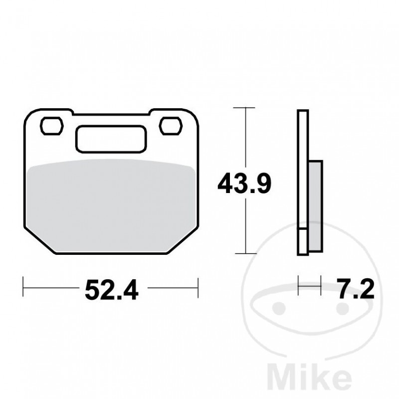 TRW Standard brake pads ALTN: 7325400 787.17.26