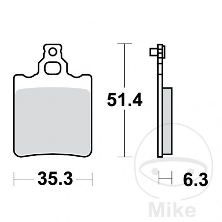 TRW Standard brake pads ALTN: 7370046 787.20.96