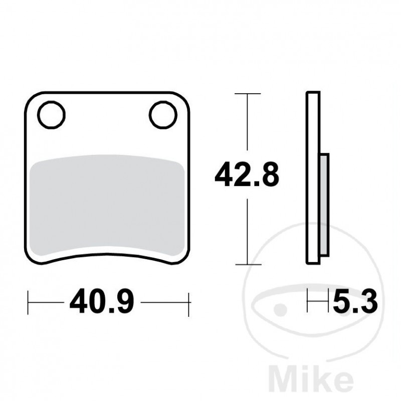 TRW Standard brake pads 787.21.20