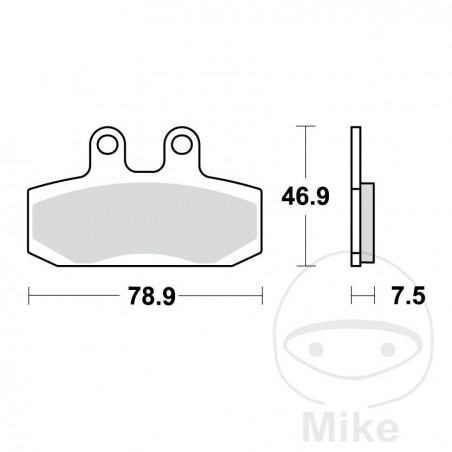 TRW Standard brake pads ALTN: 7320575 787.31.28