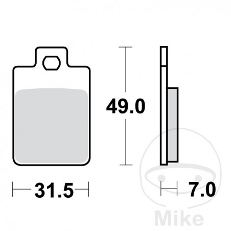 TRW Standard brake pads SCOOTER ALTN: 7321896 787.22.94