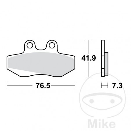 TRW Standard brake pads ALTN: 7379423 787.24.27