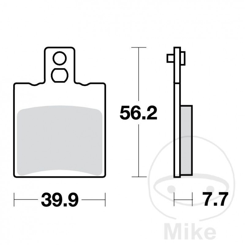 TRW Standard brake pads SCOOTER ALTN: 7320203 787.26.25