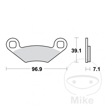 TRW Standard brake pads ALTN: 7325301 787.29.89