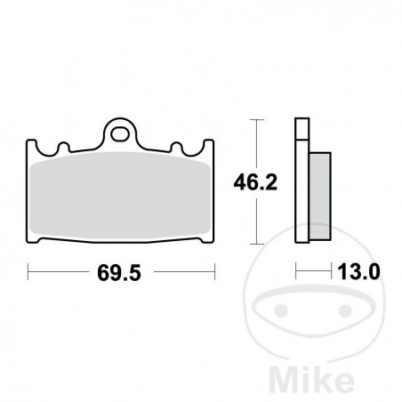 TRW Standard brake pads ALTN: 7320021 787.54.87