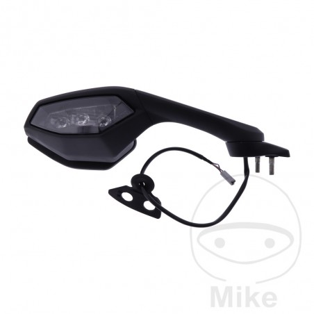 JMP Espejo retrovisor derecho negro 713.06.23