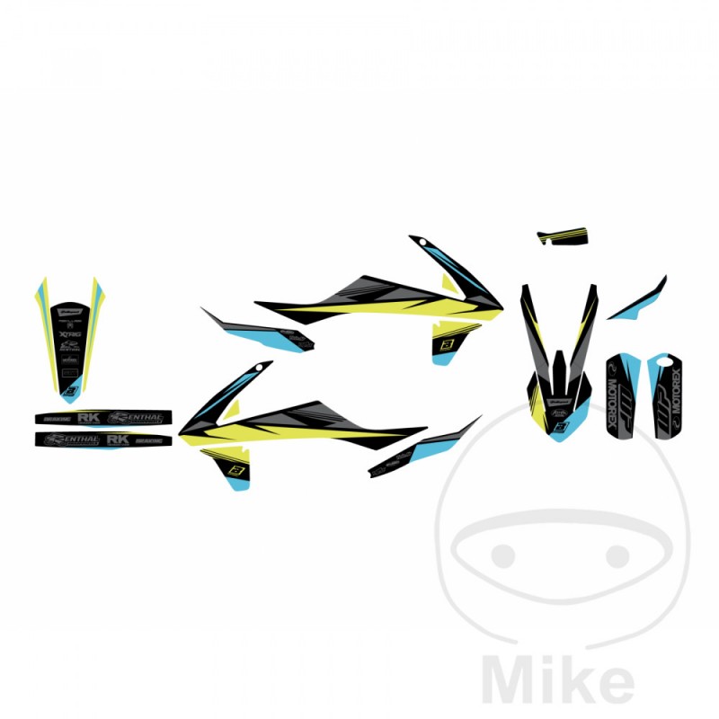 BLACKBIRD RACING Kit adhesivos pegatinas para moto STEALTH 711.19.19