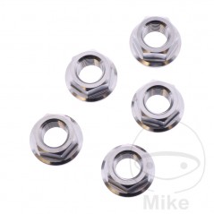 JMP Juego tuerca para tornillo corona plato transmision M10 X 1.25 MM INOX V4A 775.35.47