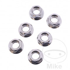 JMP Nut set for transmission plate crown screw M10 X 1.25 MM INOX V4A 775.35.48