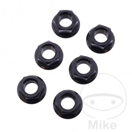 JMP Nut set for transmission plate crown screw M10 X 1.25 MM INOX V4A 775.35.60