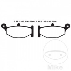 EBC Semi-sintered brake pads V 737.00.78