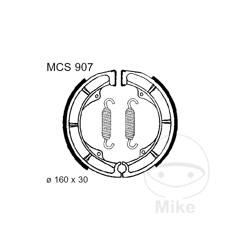 TRW spring brake shoes ALTN: 7328149 786.03.56