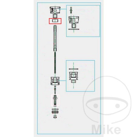 KAYABA Goma tope de horquilla 773.10.86