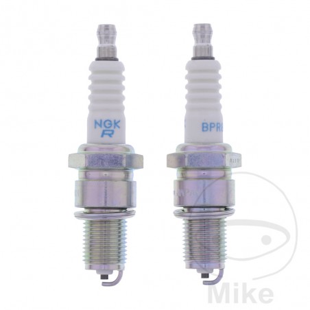 NGK Spark plug set with removable terminal BPR8ES SAE 708.01.83