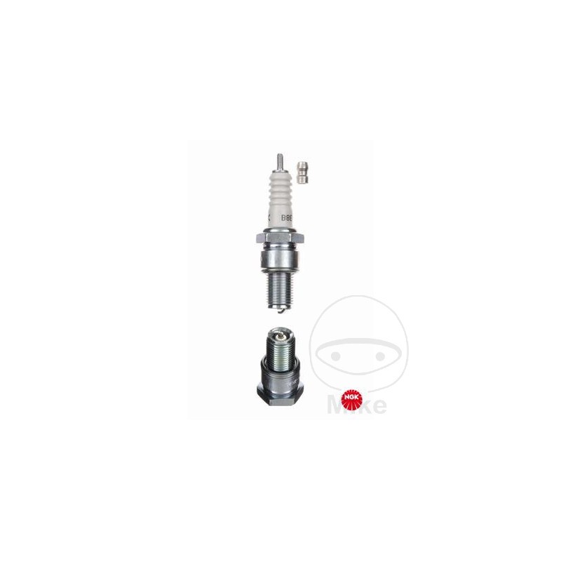 NGK Spark plug with removable terminal B8ECS SAE 2821 708.02.36