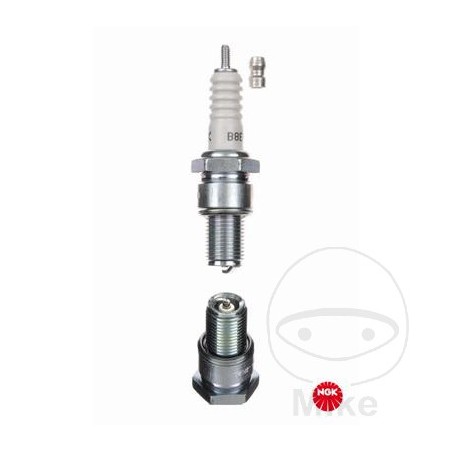 NGK Spark plug with removable terminal B8ECS SAE 2821 708.02.36