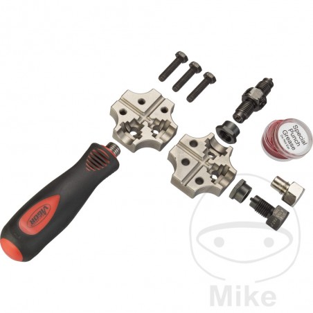 VIGOR Dispositivo para rebordear tubo de freno mecánico 4.75 MM DIN+SAE 612.00.55