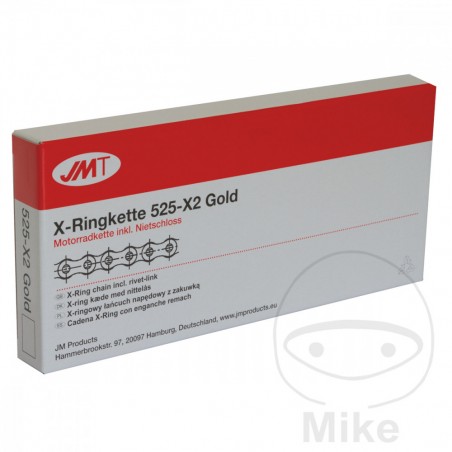 JMT Paso cadena de moto X-RING 525X2 790.04.42