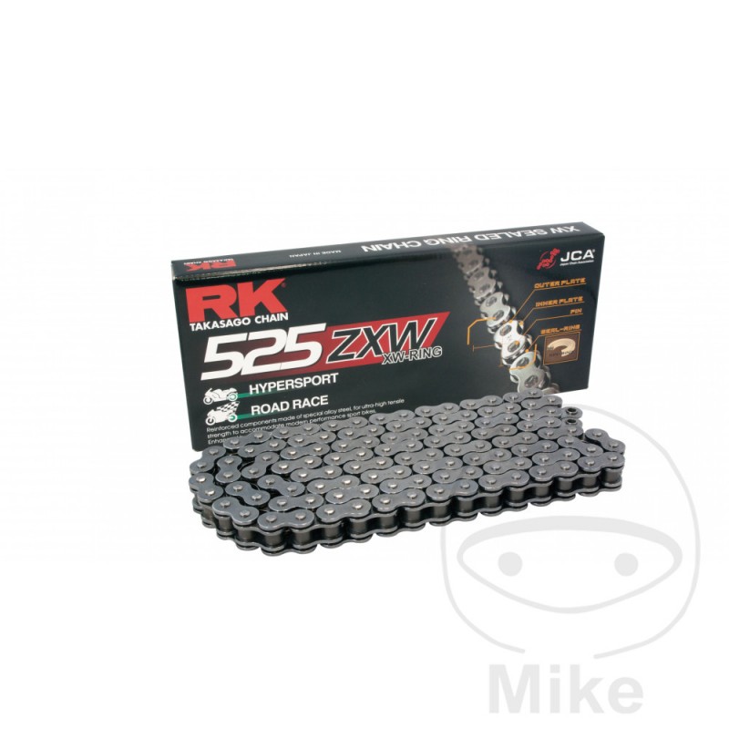 RK Cadena de moto abierta con enganche remache XW-RING 525ZXW/118 7941390