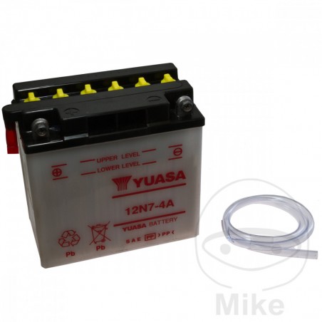 YUASA motorcycle battery 12N7-4A 707.02.12