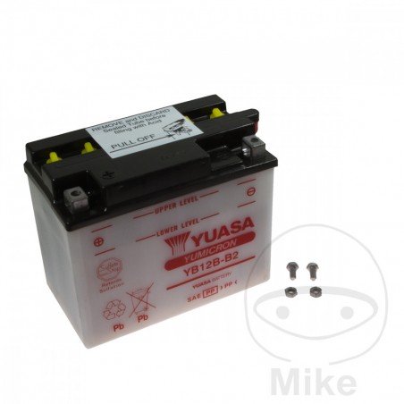 YUASA motorcycle battery YB12B-B2 707.04.44