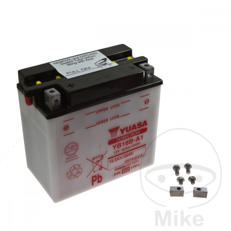 YUASA Batería de moto YB16B-A/A1 707.07.90