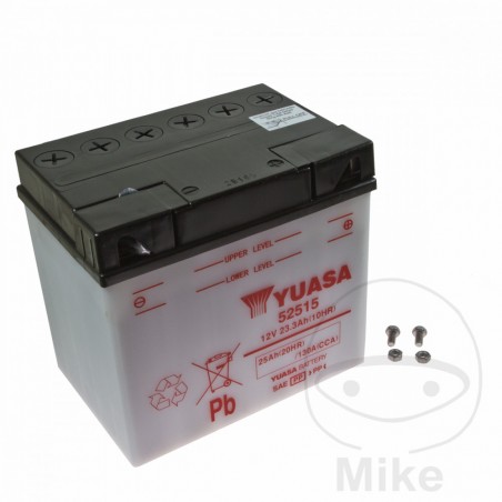 YUASA Motorcycle battery (does not include electrolytes) 52515 ALTN: 7073836 0093 707.09.98