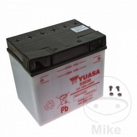 YUASA Motorcycle battery (does not include electrolytes) 53030 ALTN: 7073844 4214 9099 707.10.04