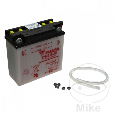 YUASA motorcycle battery 12N5.5-4B 707.17.49