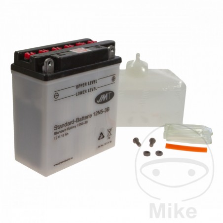 JMT motorcycle battery 12N5-3B ALTN: 7078157 0068 0069 707.31.58