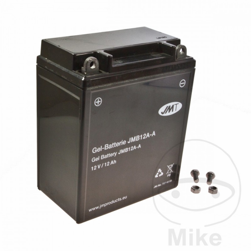 JMT motorcycle gel battery YB12A-A ALTN: 7070303 3034 9065 707.40.99