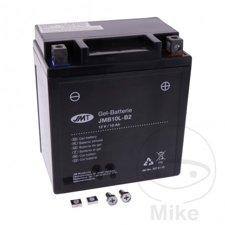 JMT motorcycle gel battery YB10L-B2 ALTN: 7070402 3273 9057 707.41.15