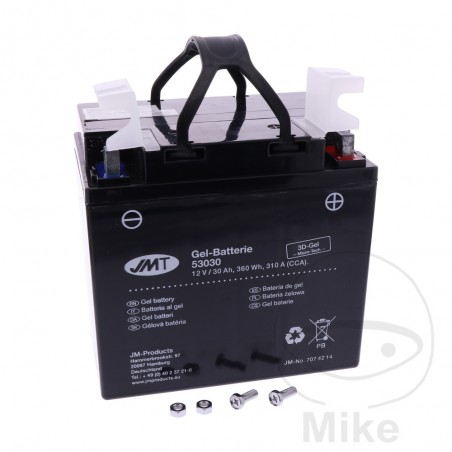 JMT motorcycle gel battery 53030 ALTN: 7071004 3844 9099 707.42.14