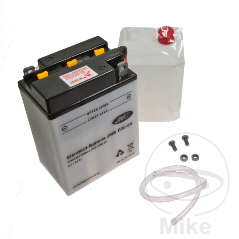 JMT motorcycle battery B38-6A ALTN: 7070774 6037 707.43.96