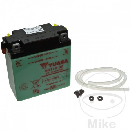 YUASA motorcycle battery 6N11A-3A 707.80.41