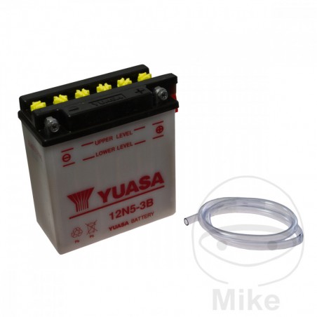 YUASA motorcycle battery 12N5-3B ALTN: 7073158 0068 0069 707.81.57