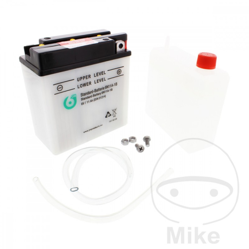 6ON motorcycle battery 6N11A-1B ALTN: 7073109 707.90.08