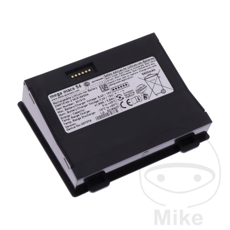 GUTMANN Batería recargable de recambio MEGA MACS 56 301510 658.00.99