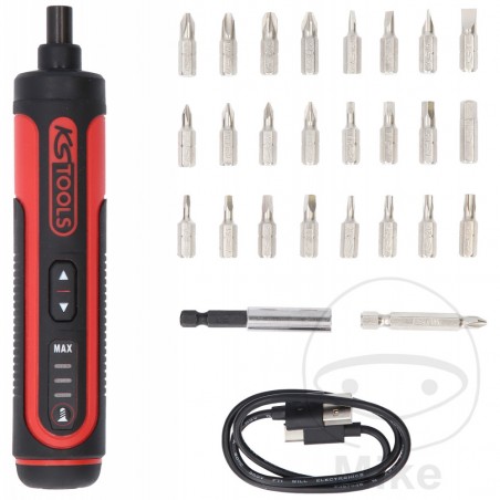 KS TOOLS Juego de destornillador con batería 27TLG 515.3600 685.05.16