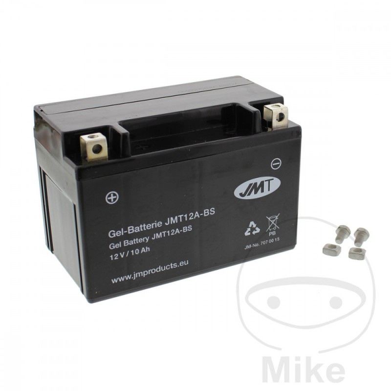 JMT activated gel motorcycle battery YT12A-BS 707.00.15